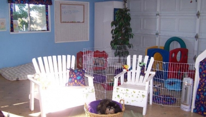 Climate controlled sleeping, napping and indoor play area